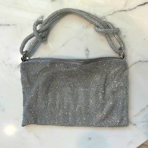 Sparkle bag with rhinestone look